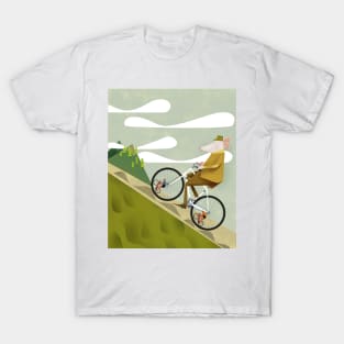 Hamster Cyclist Road Bike Poster T-Shirt